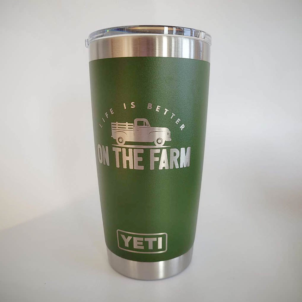 Life is Better on the Farm - Engraved YETI Tumbler