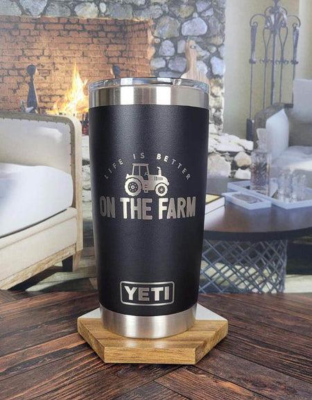 May the Course Be With You - Custom Golf Engraved YETI Tumbler – Sunny Box