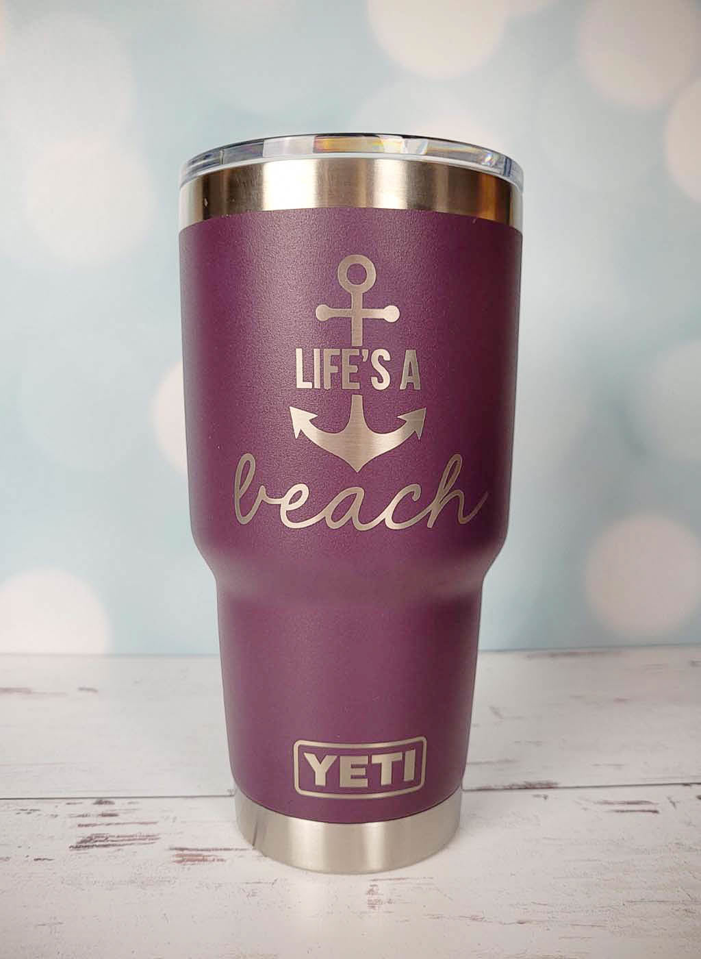Life's A Beach - Engraved YETI Tumbler
