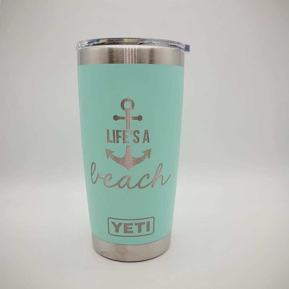 Life's A Beach - Engraved YETI Tumbler