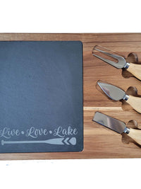 Personalized Cheeseboard with Utensils