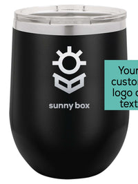 Custom Logo Polar Camel Wine Tumbler - Sunny Box - Corporate Gift, Giveaway, Fundraising