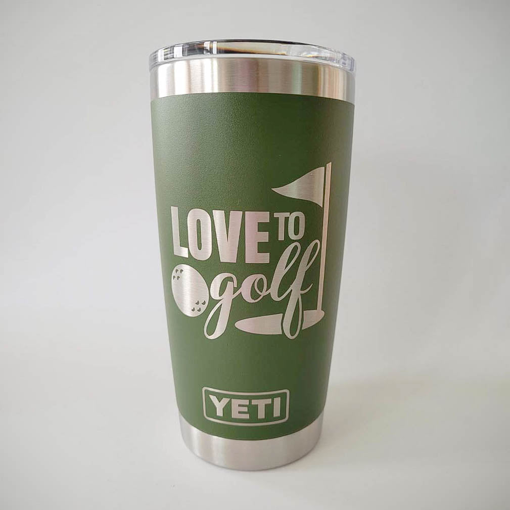 Love to Golf - Engraved YETI Tumbler