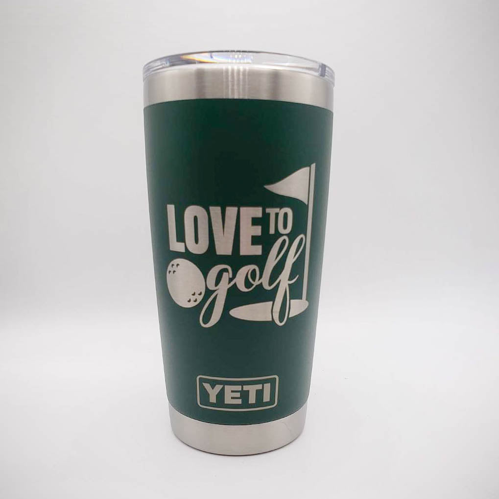 Love to Golf - Engraved YETI Tumbler