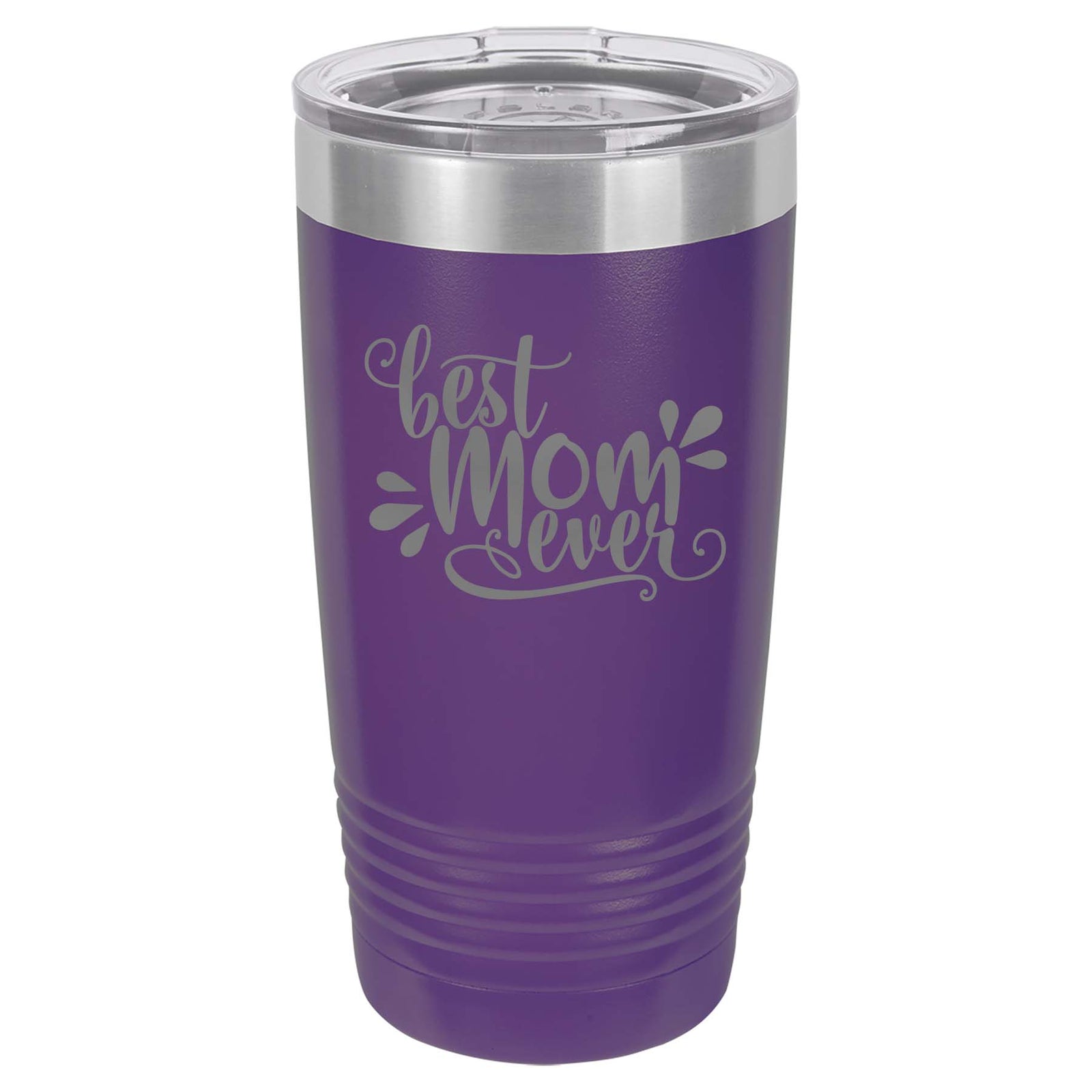 Best Mom Ever - Engraved Polar Camel Tumbler - 20oz Purple - Sunny Box