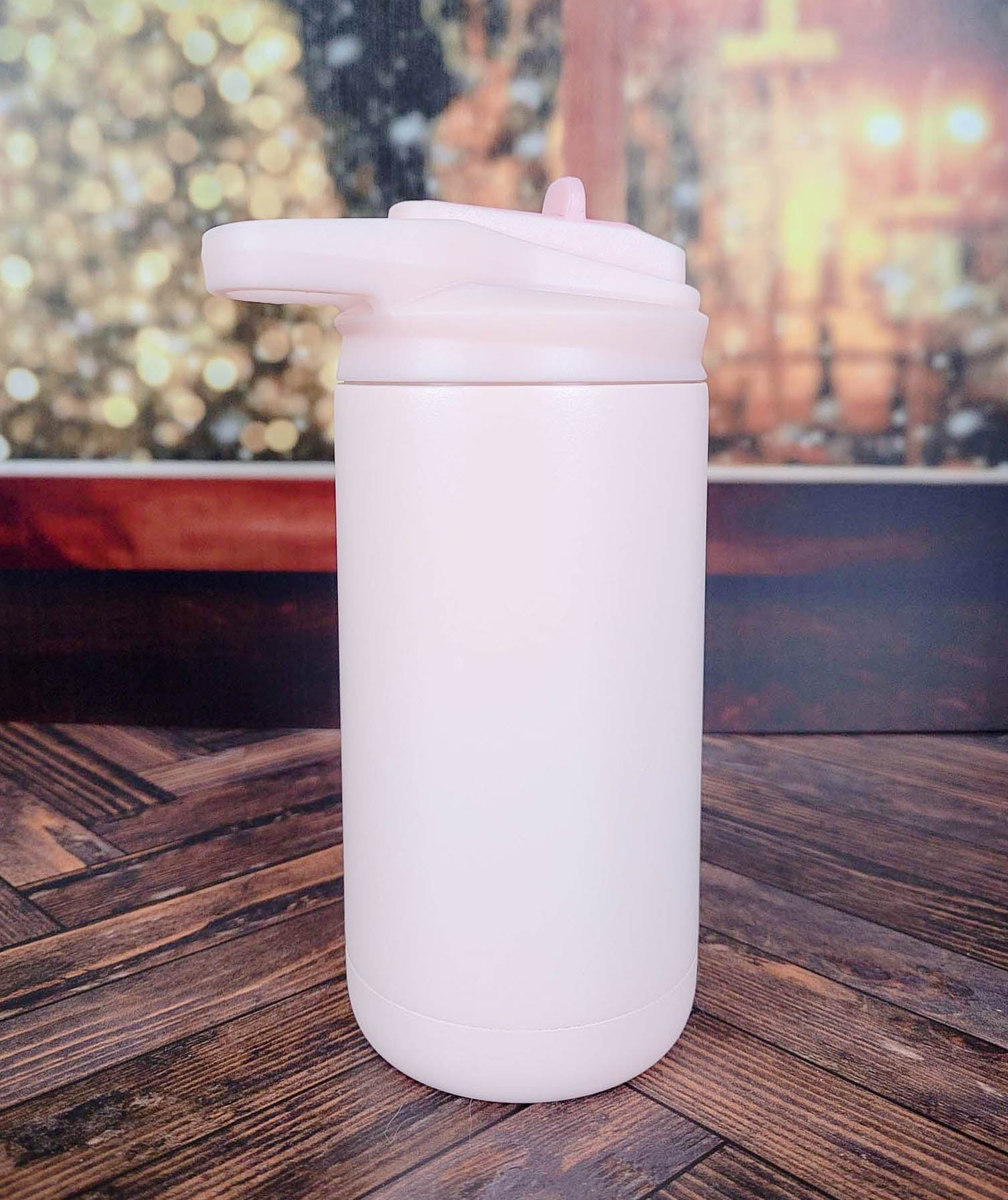 Personalized Engraved 12oz Kids Water Bottle Blush Matte by Sunny Box