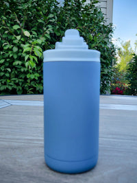 Big Brother Custom Printed 12oz Maars Slate Blue Water Bottle by Sunny Box