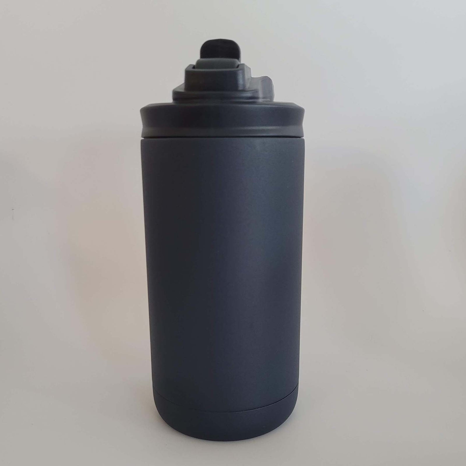 Personalized Engraved 12oz Kids Water Bottle Navy Matte by Sunny Box