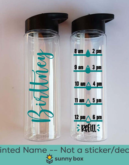 Personalized Water Bottle with Water Tracker
