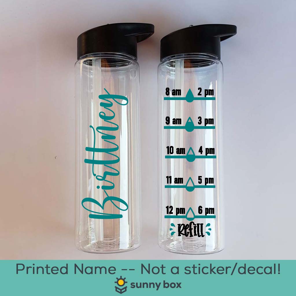 Personalized Water Bottle with Water Tracker
