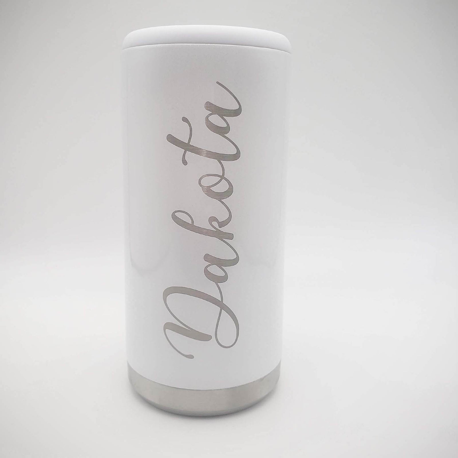 Personalized Engraved Skinny Can Cooler Maars Glitter Moonrock - Sunny Box