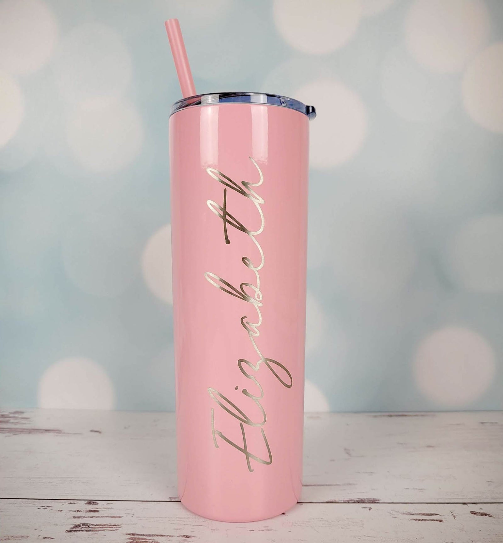 Personalized Engraved 20oz Skinny Tumbler
