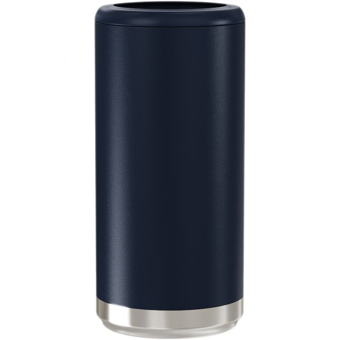Personalized Engraved Skinny Can Cooler Maars navy matte - Sunny Box