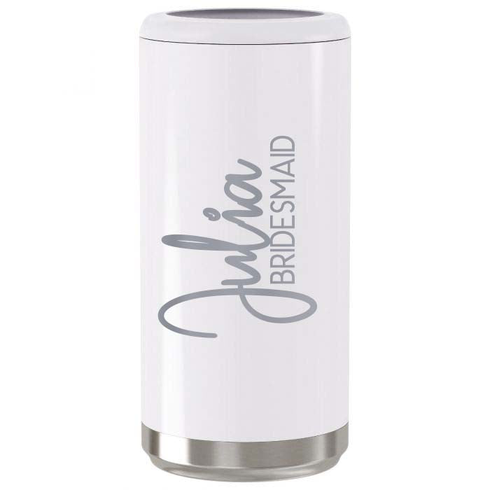 Personalized Bridesmaid Engraved Can Cooler