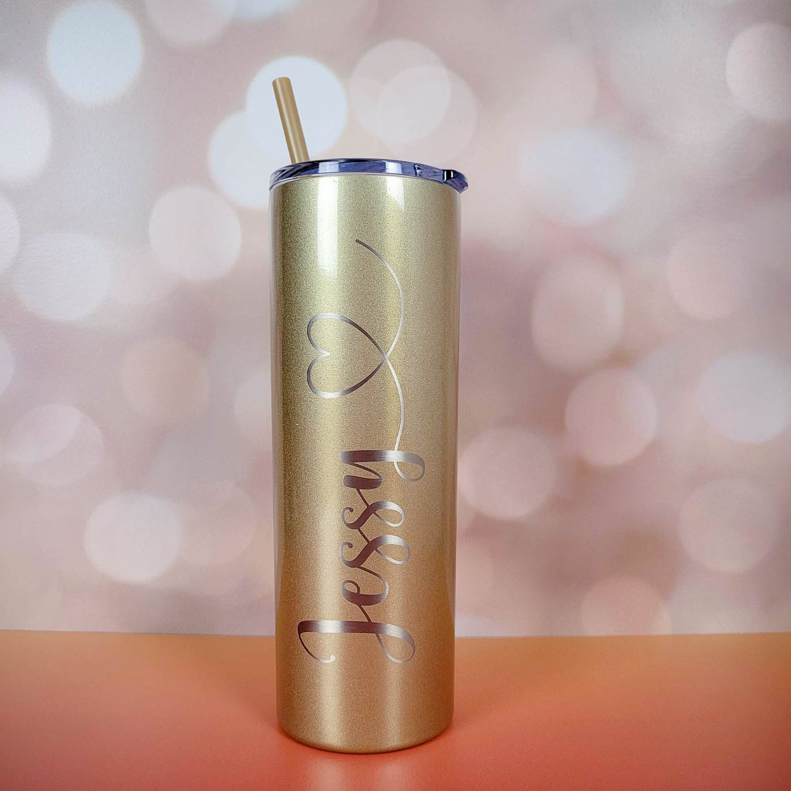 Personalized Engraved 20oz Skinny Tumbler