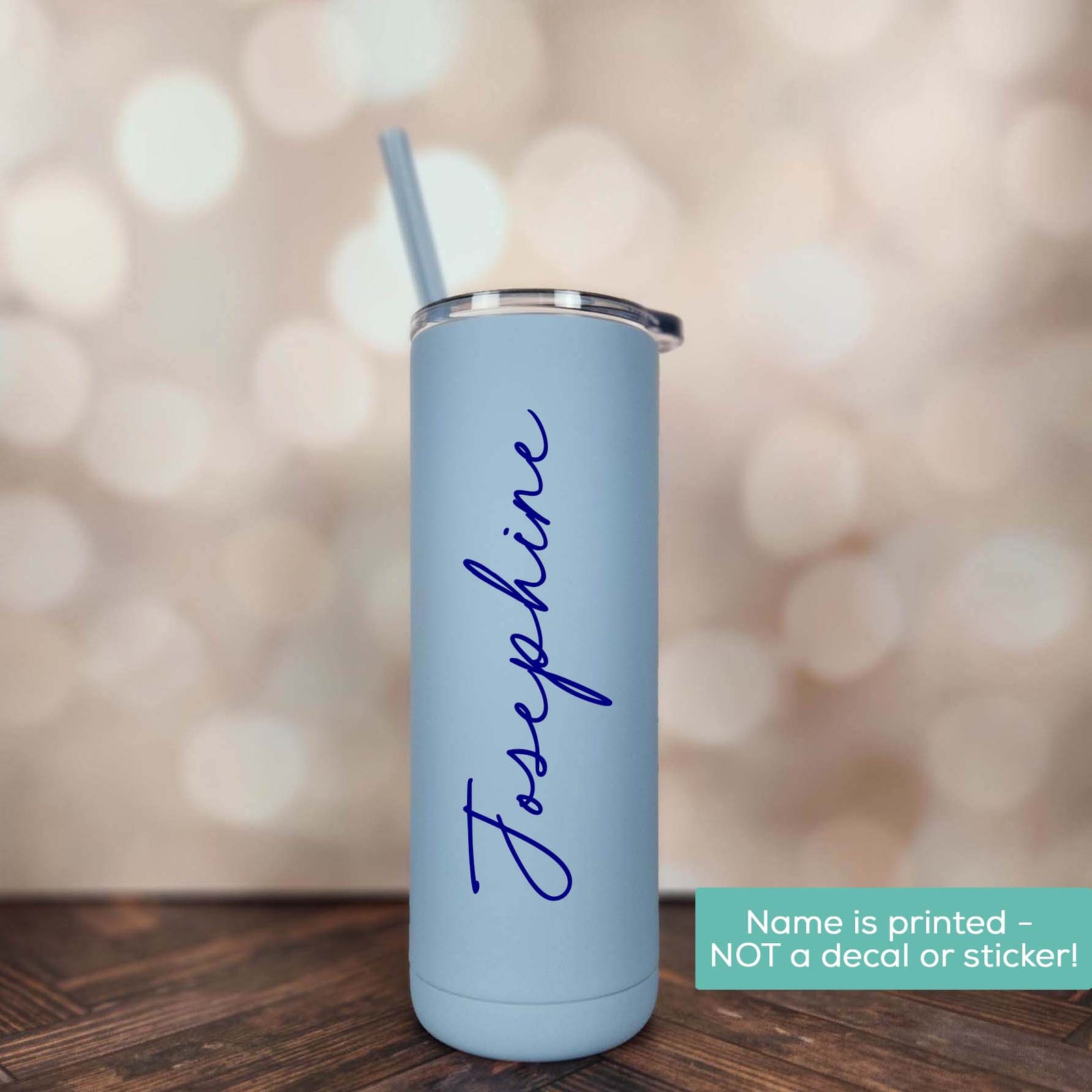 Personalized Bridesmaid 20oz Skinny Tumbler