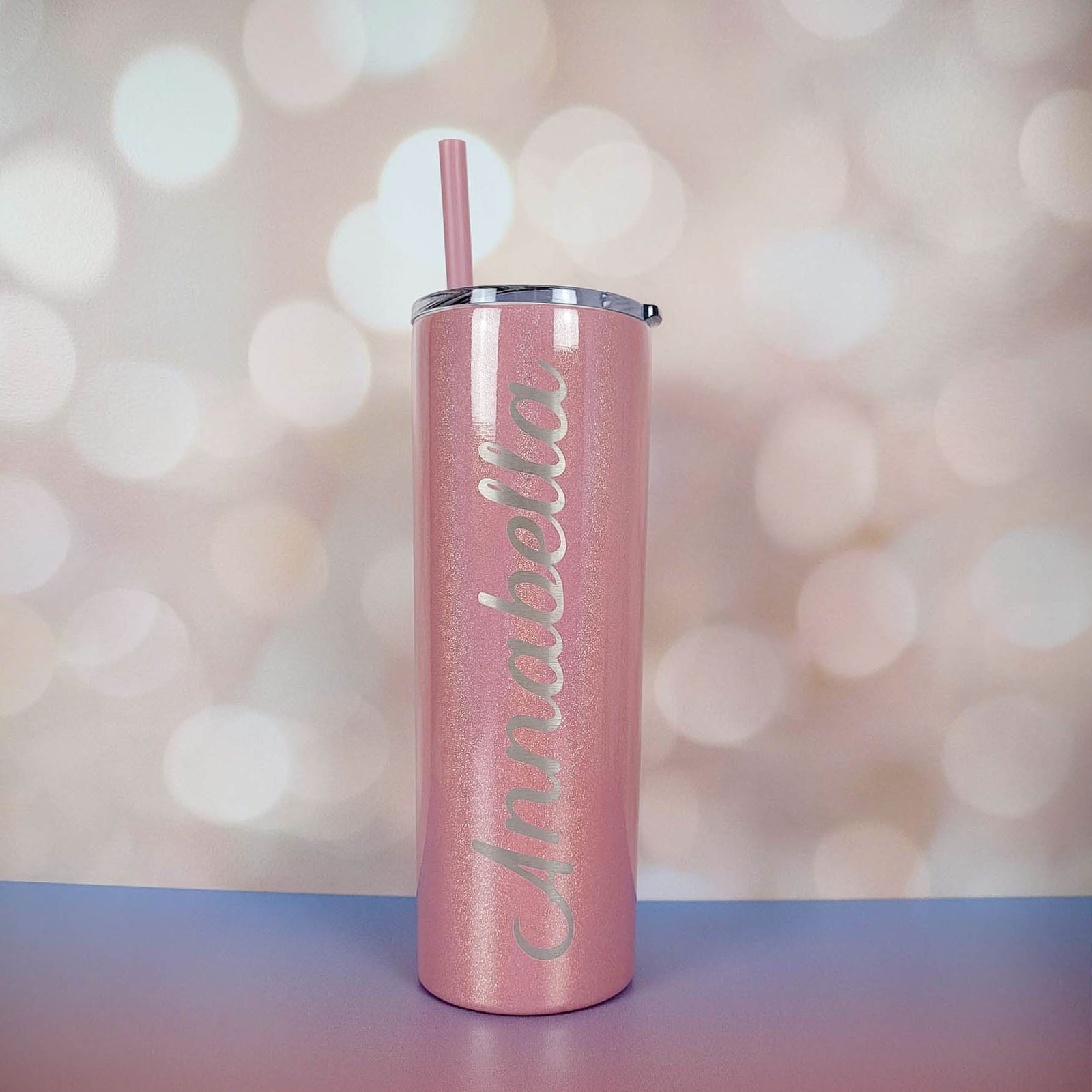 Personalized Engraved 20oz Skinny Tumbler