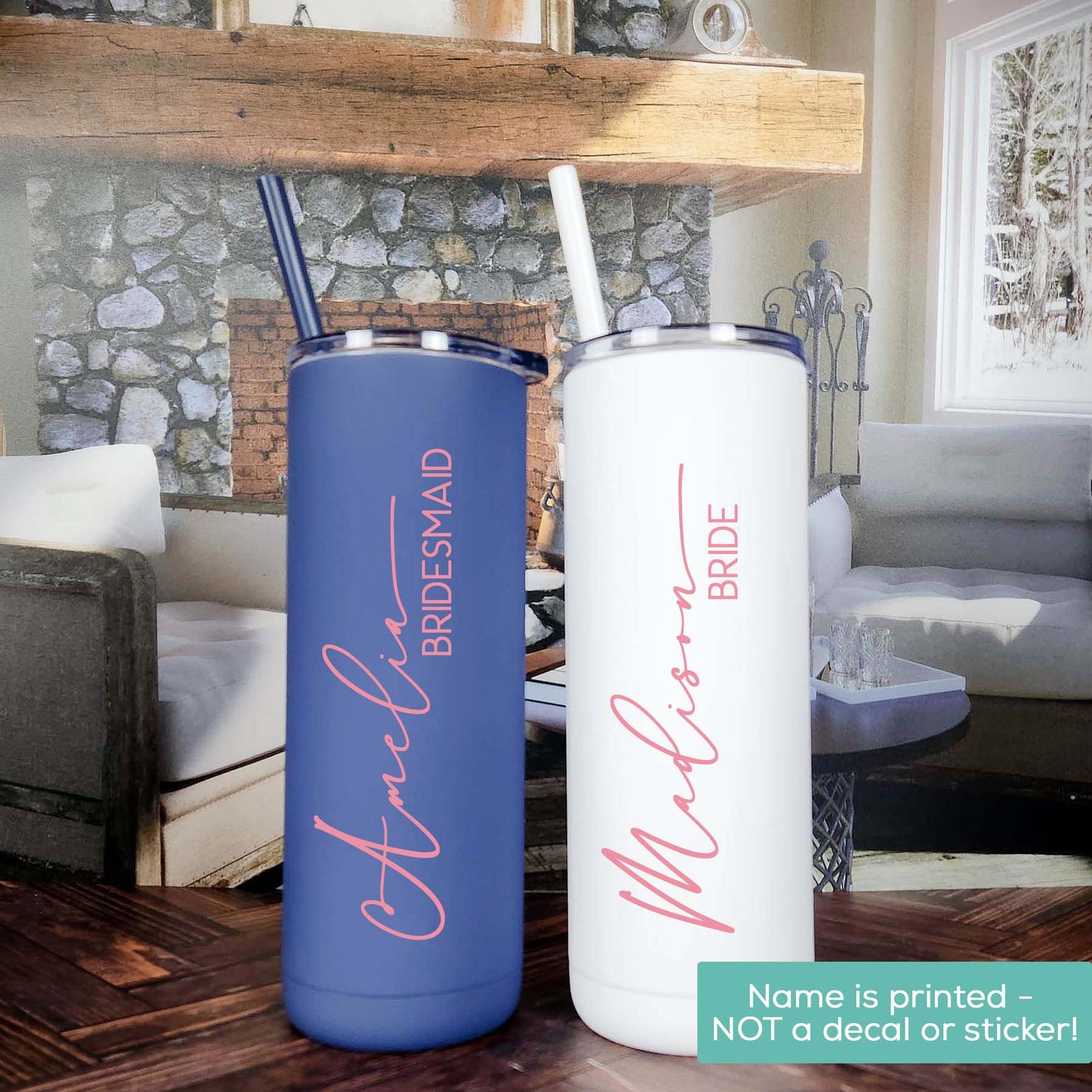 Personalized 20oz Skinny Tumbler