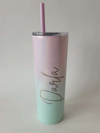 All She Ever Does is Cruise - Engraved 20oz Skinny Tumbler