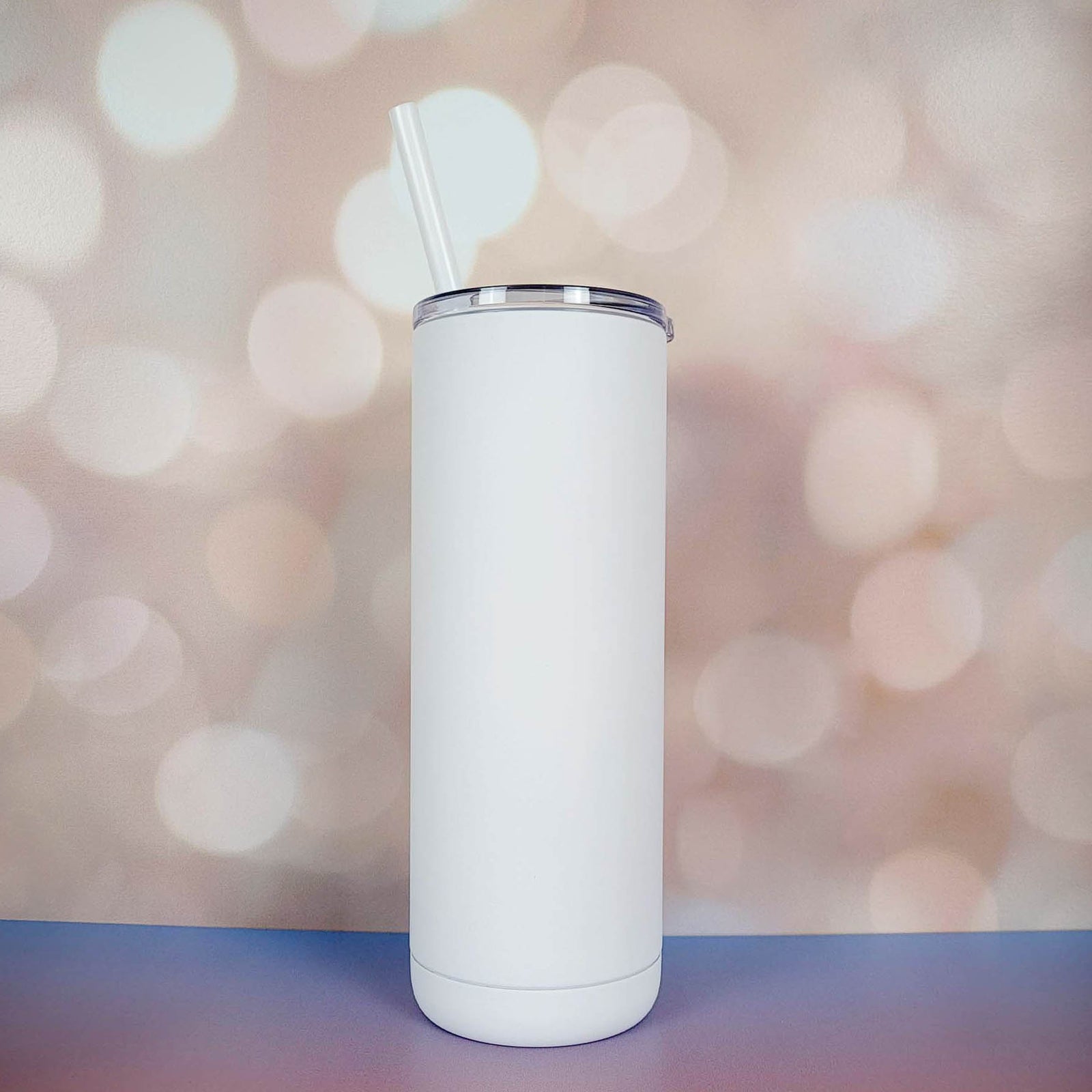 20oz Skinny Tumbler - White