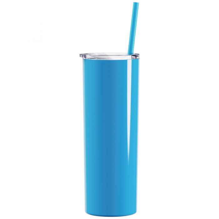Engraved 20oz Skinny Tumbler Aqua Maars - Sunny Box