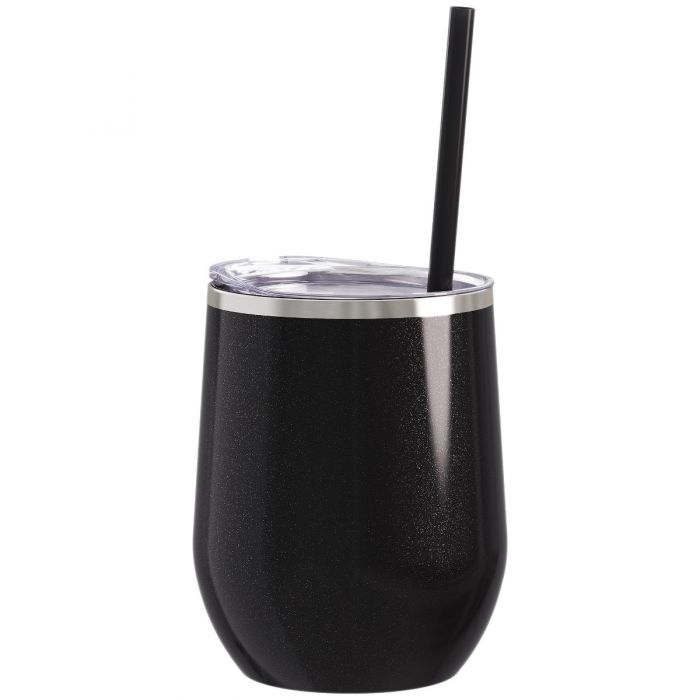 12oz. Black Stainless Steel Wine Tumbler by Celebrate It™