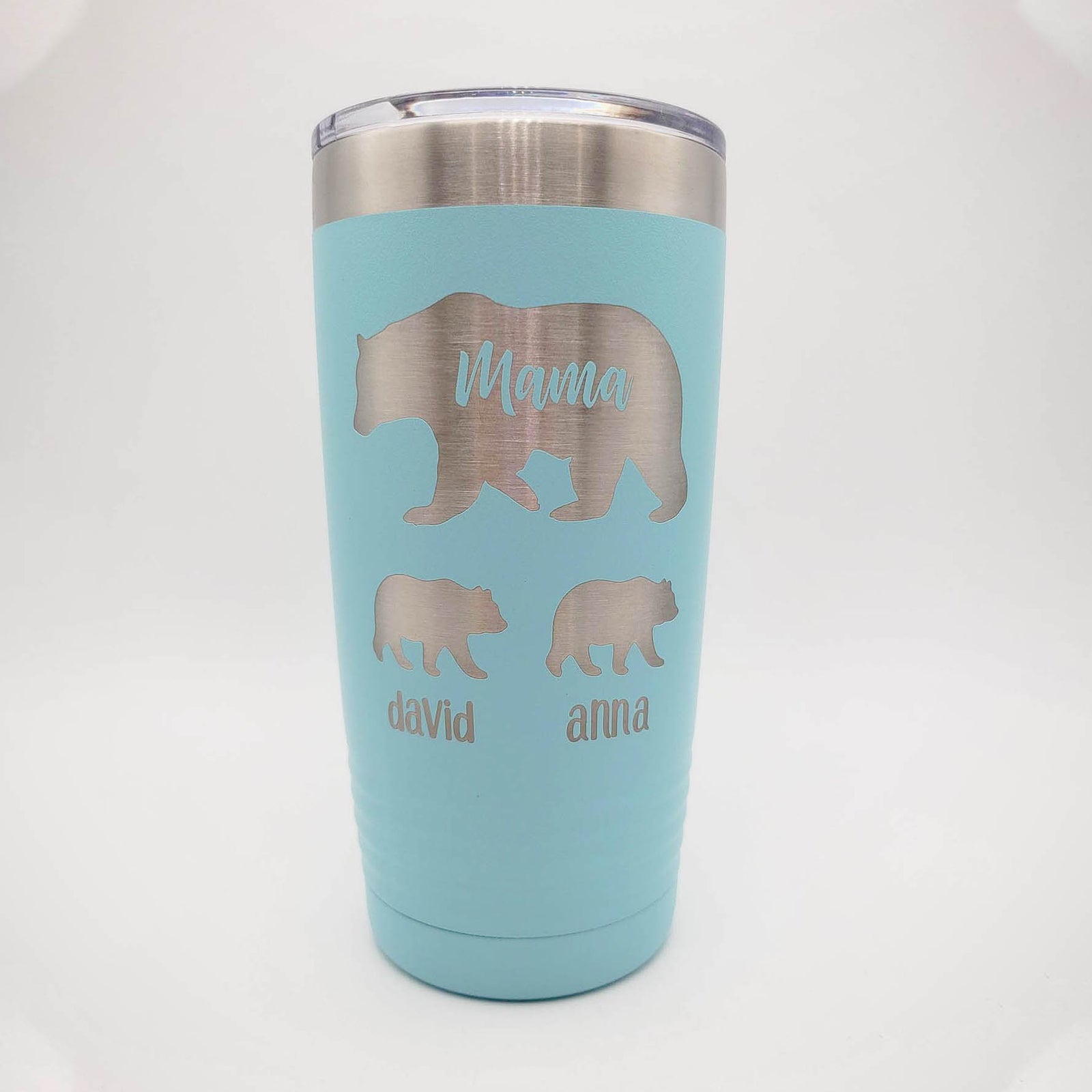 Mama Bear with Cubs Custom Engraved Polar Camel Tumbler – Sunny Box