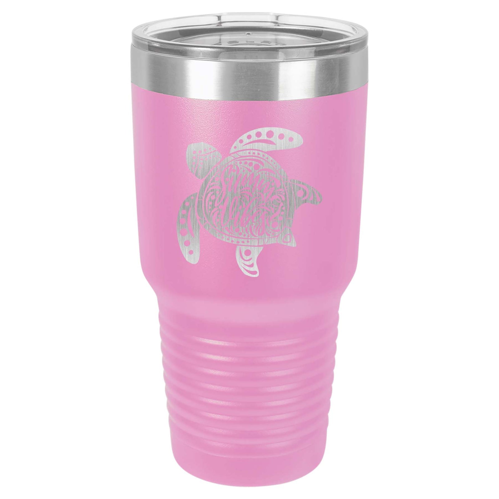 Mandala Sea Turtle Summer Vibes Engraved Polar Camel 20oz Light Purple Tumbler - Sunny Box