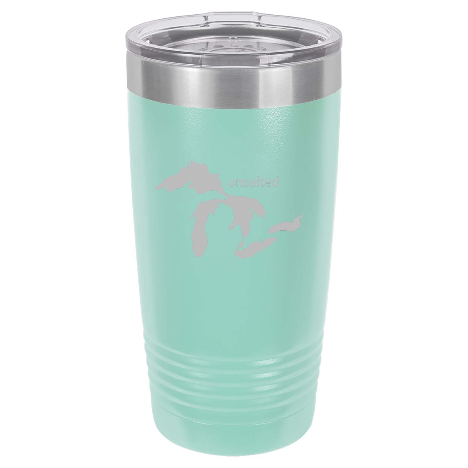 Michigan Unsalted Engraved 20oz Teal Polar Camel Tumbler Sunny Box