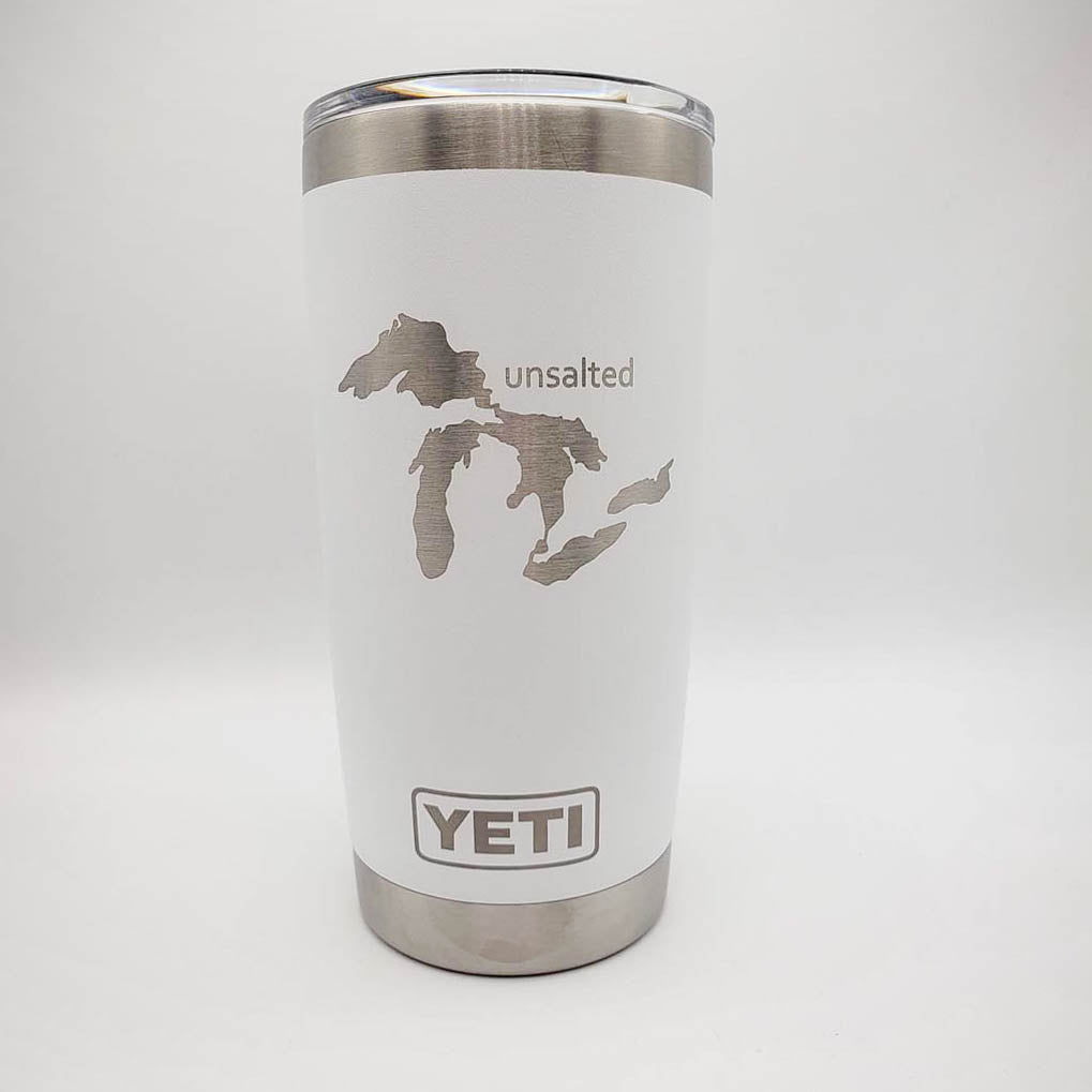 Michigan Unsalted Engraved YETI Tumbler