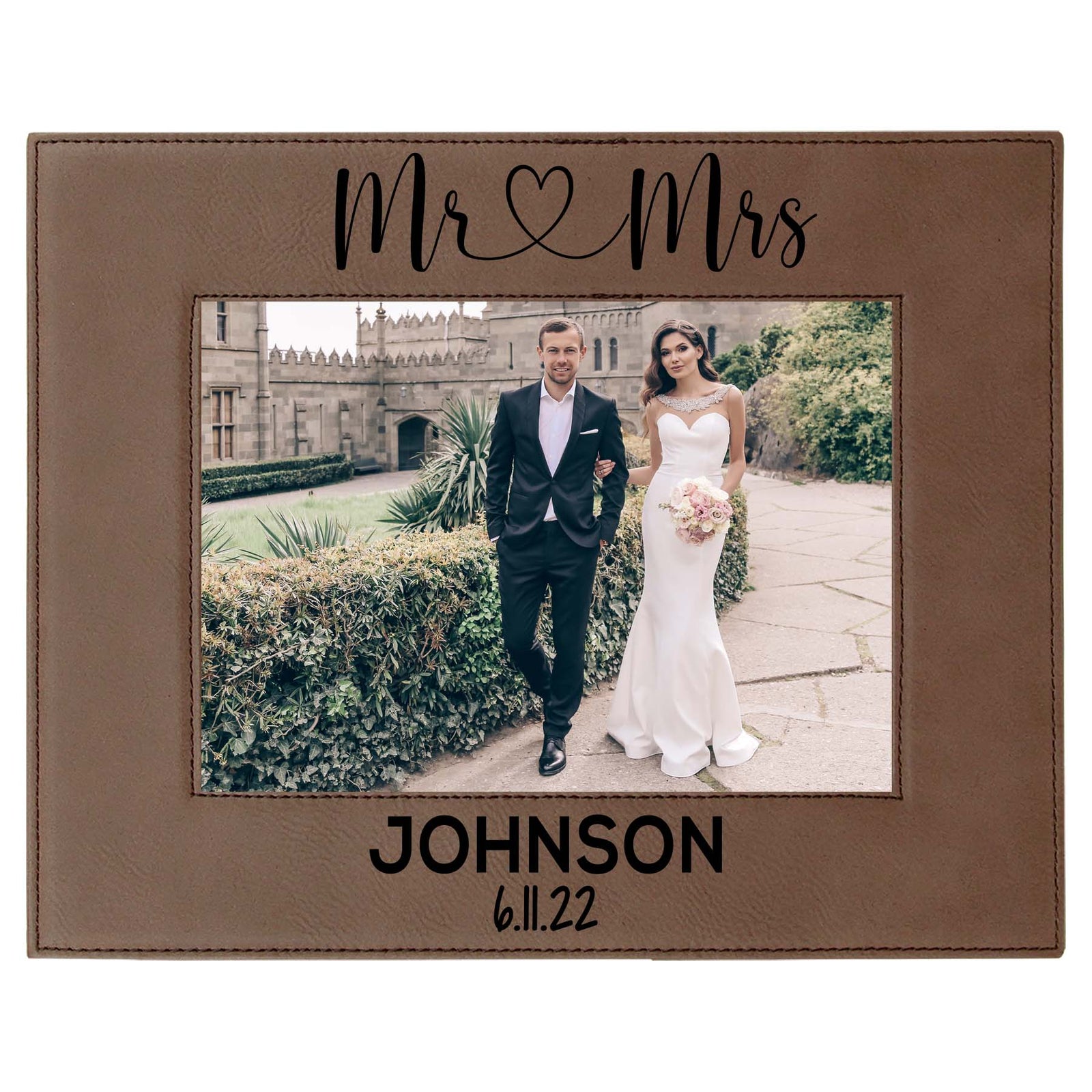 Mr & Mrs Picture Frame for Wedding Gift by Sunny Box
