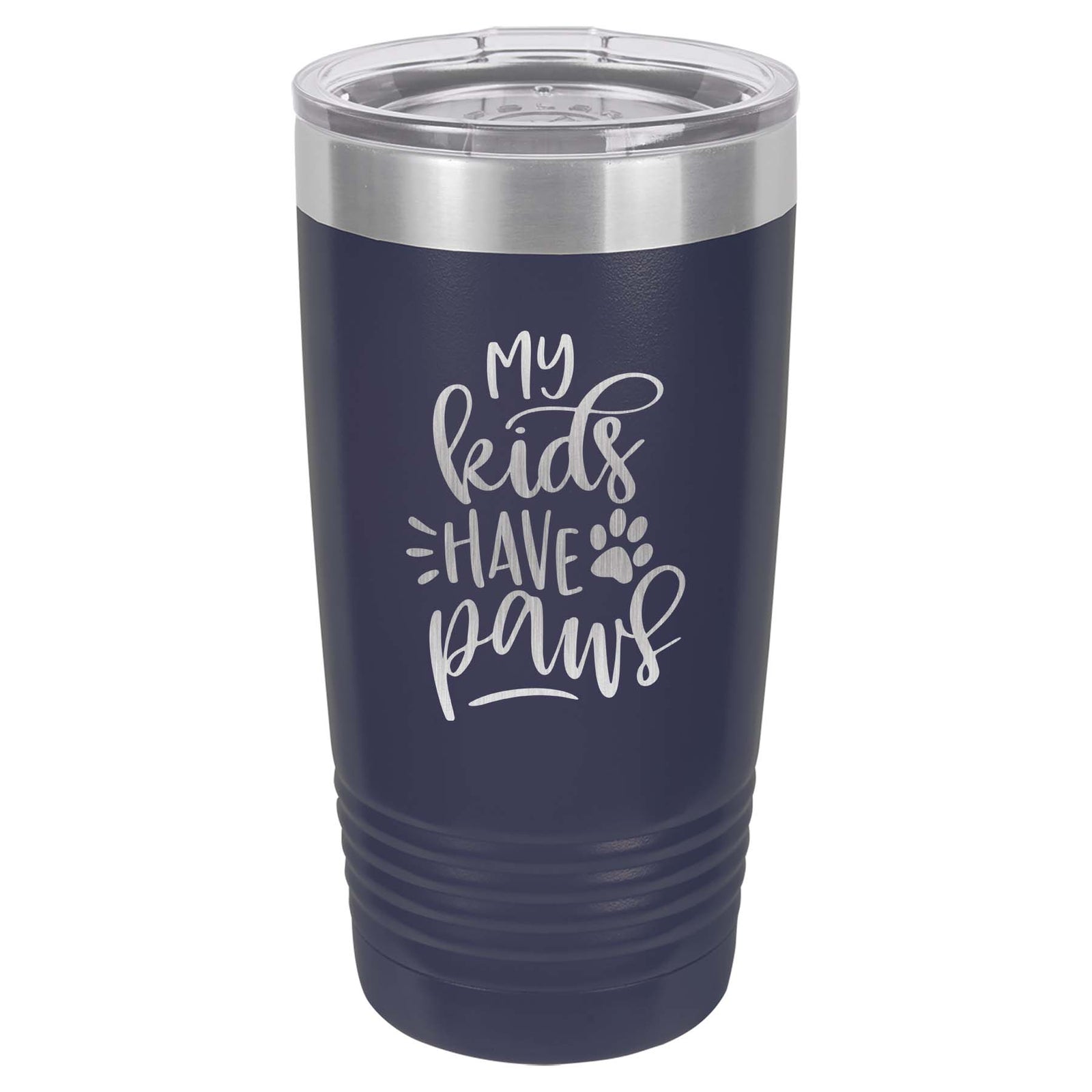 I Can't My Kids Coral 20oz Insulated Tumbler