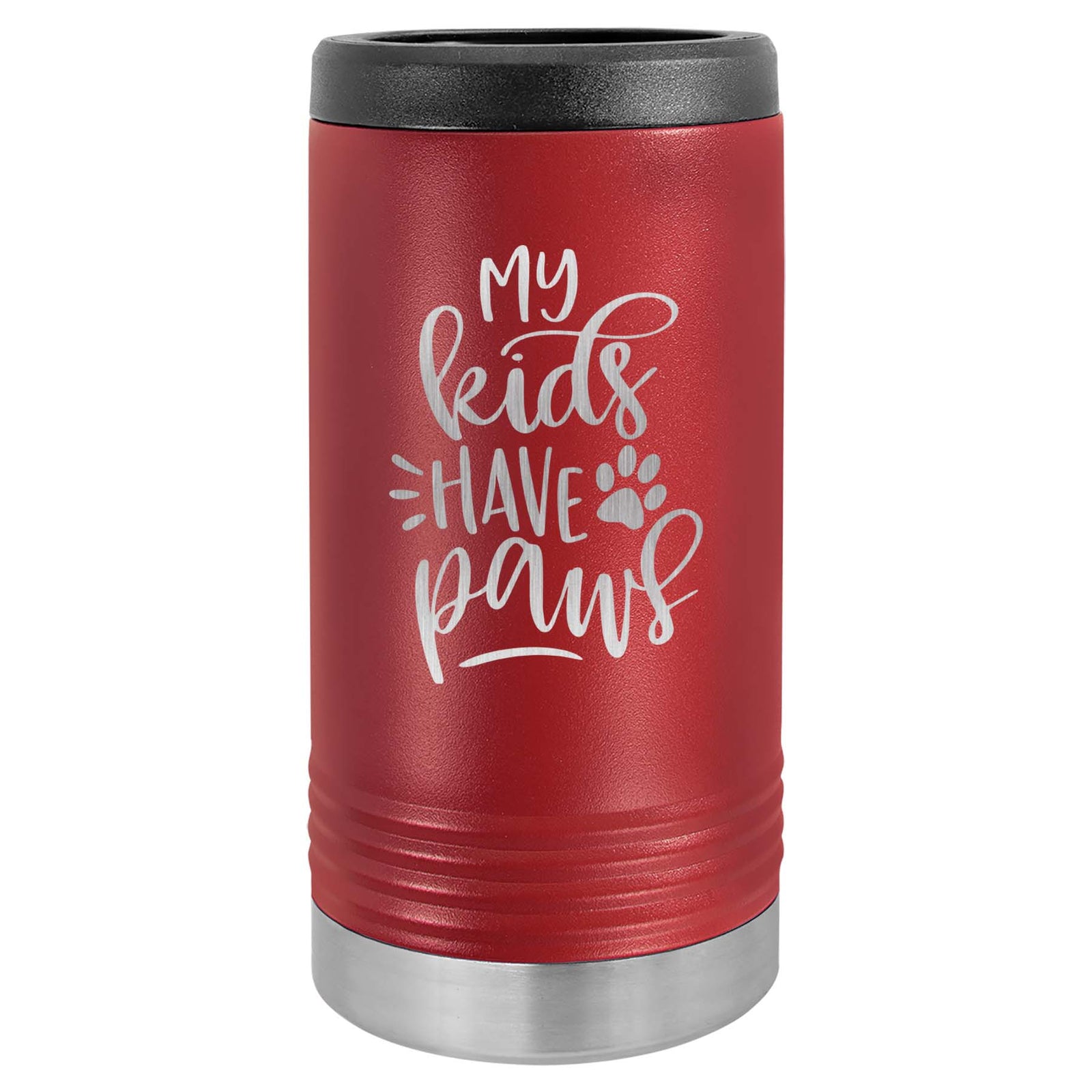 My Kids Have Paws 2 - Engraved Polar Camel Tumbler