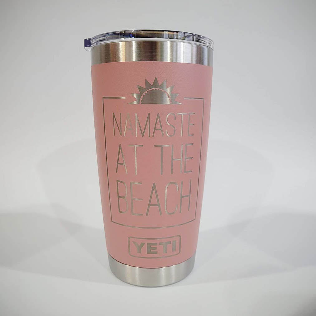 Namaste At the Beach - Engraved YETI Tumbler
