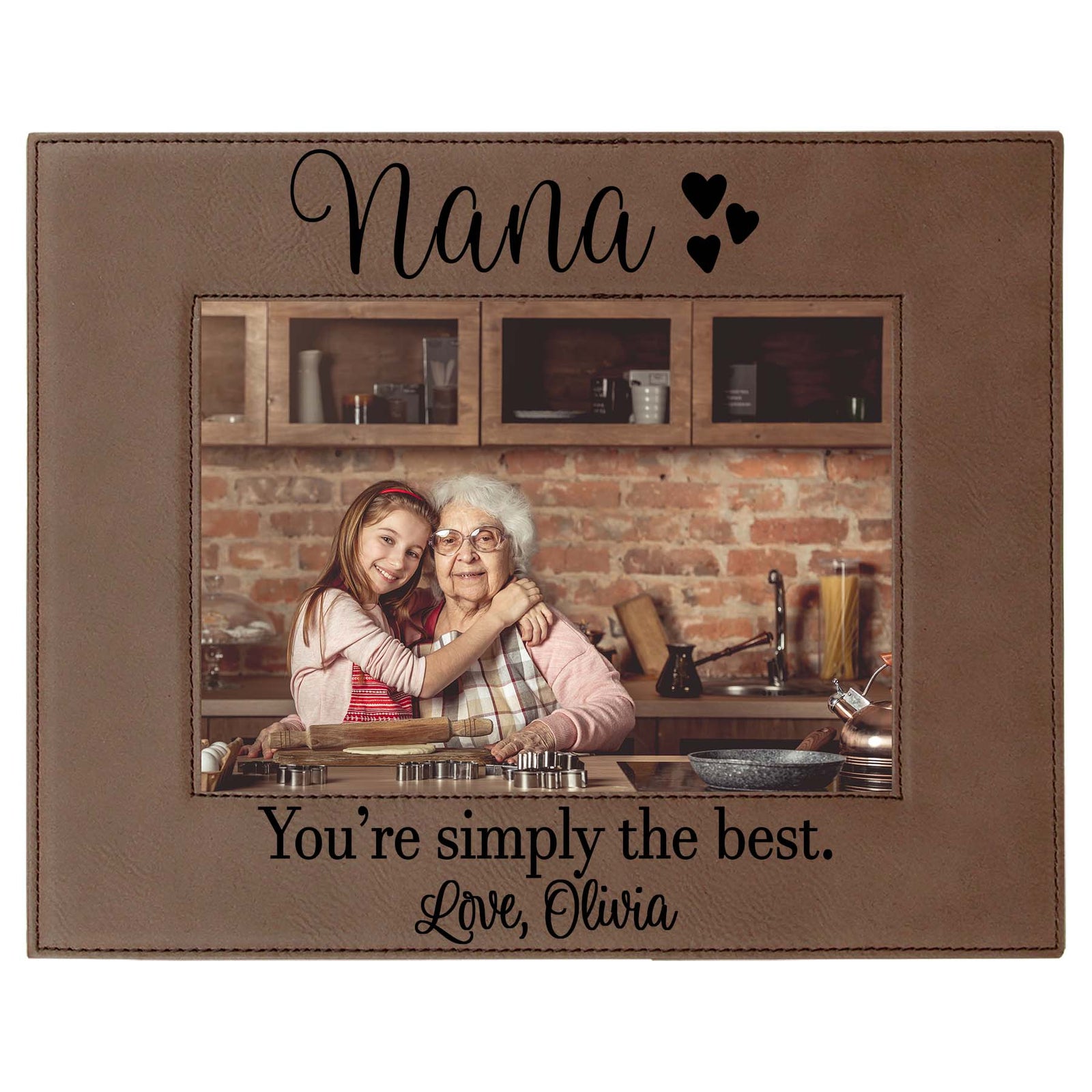 Nana Leatherette Picture Frame