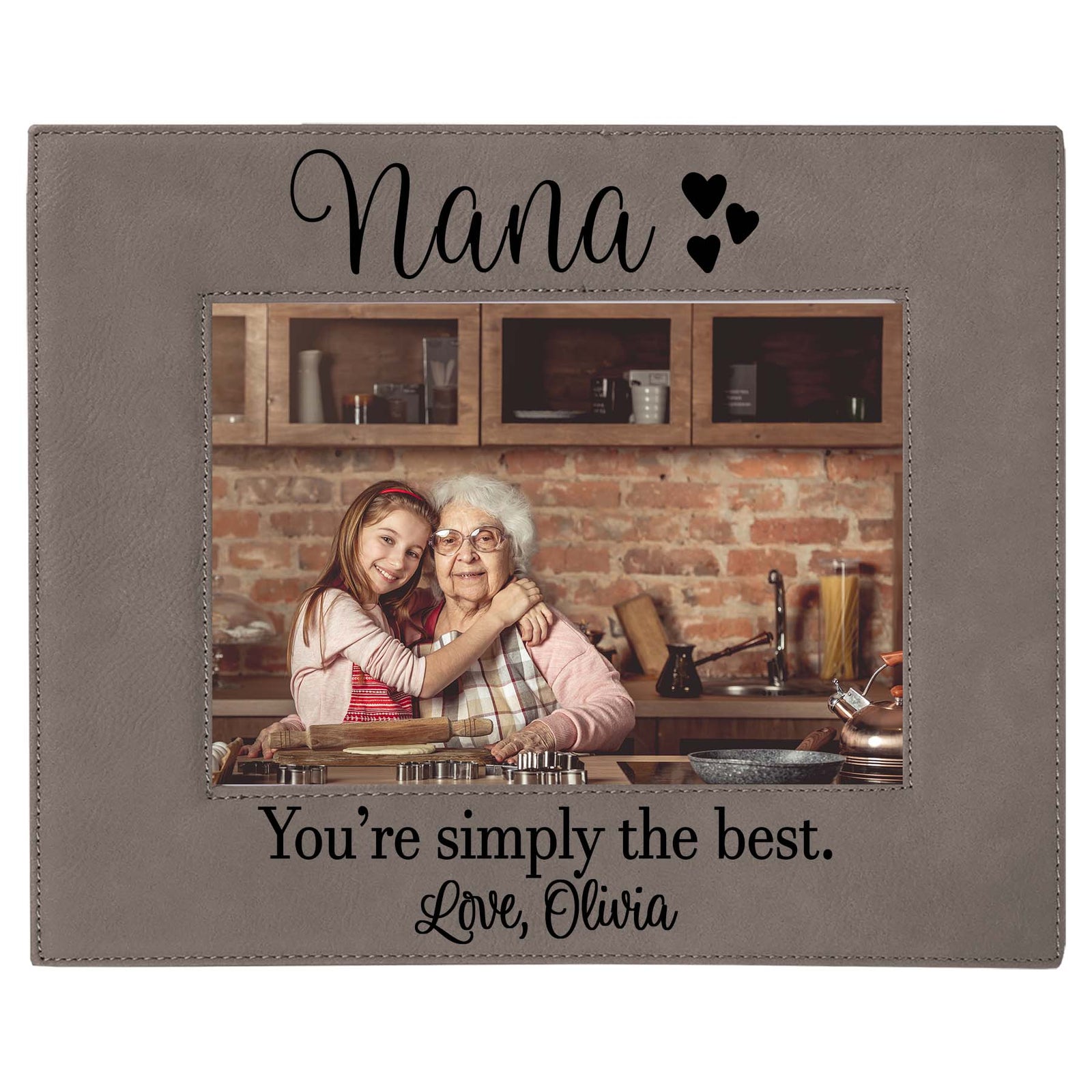 Nana Leatherette Picture Frame
