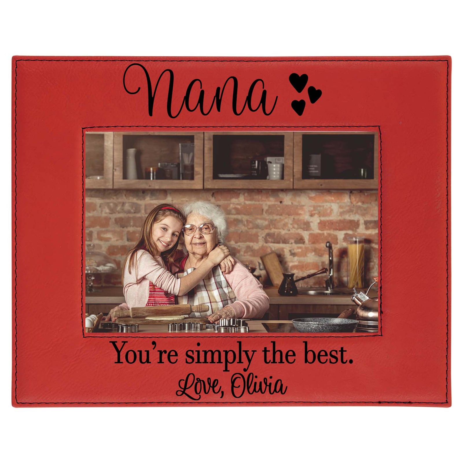 Nana Leatherette Picture Frame