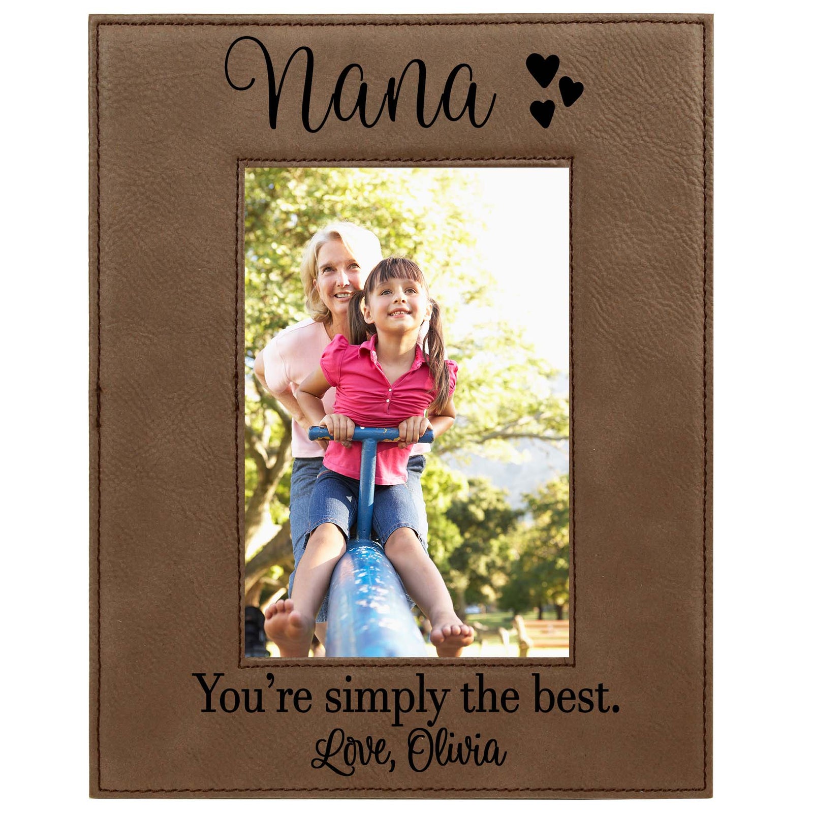 Nana Leatherette Picture Frame