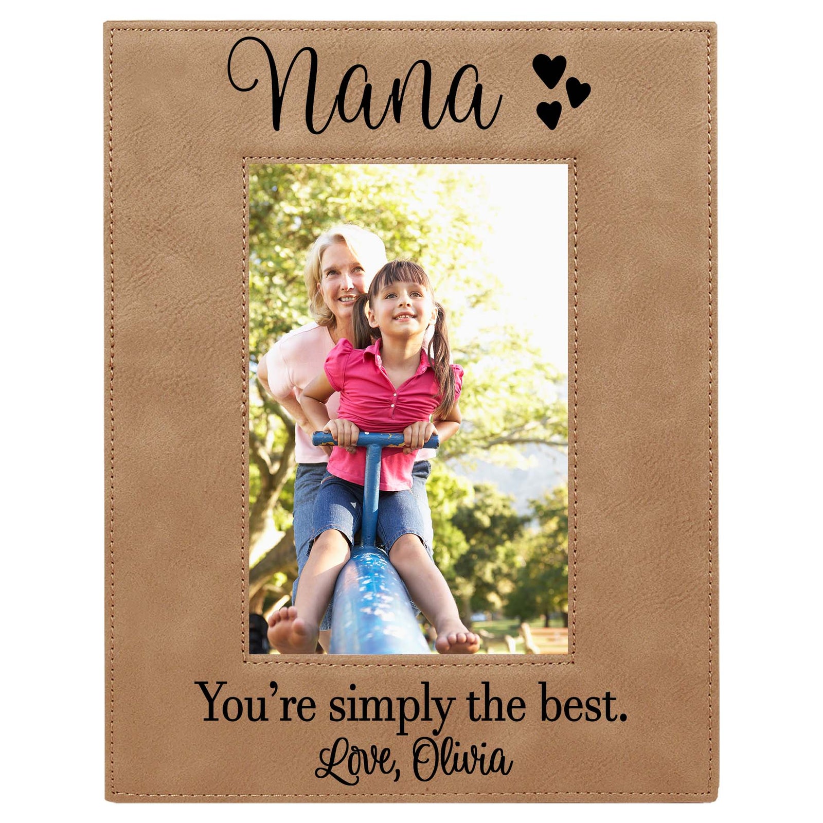 Nana Leatherette Picture Frame