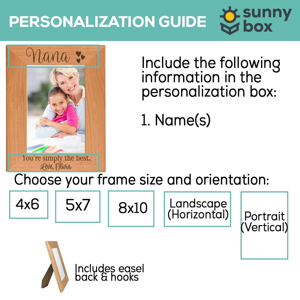 Nana Wood Picture Frame