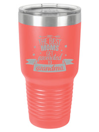 Only the Best Moms Get Promoted to Grandma - Engraved 30oz Polar Camel Coral
