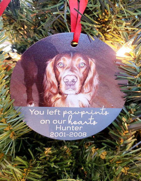 Pet Memorial Photo Ornament by Sunny Box