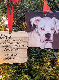 Personalized Pet Memorial Ornament - Sunny Box
