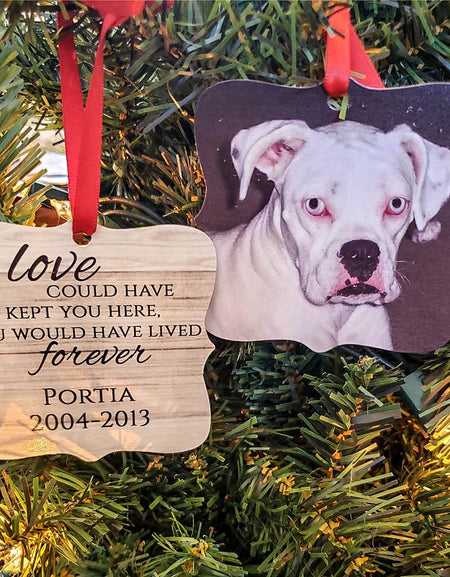 Personalized Pet Memorial Ornament - Sunny Box