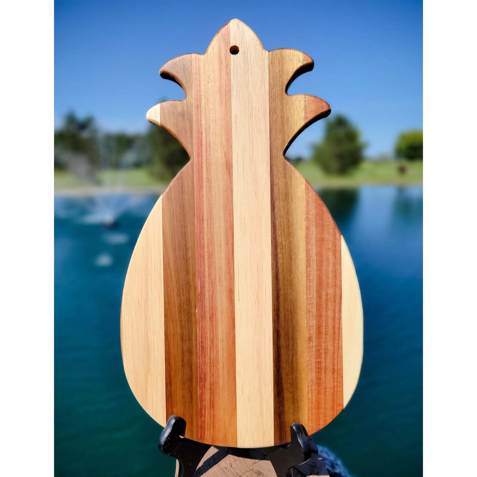 Personalized Engraved Pineapple Bamboo Cutting Board by Sunny Box