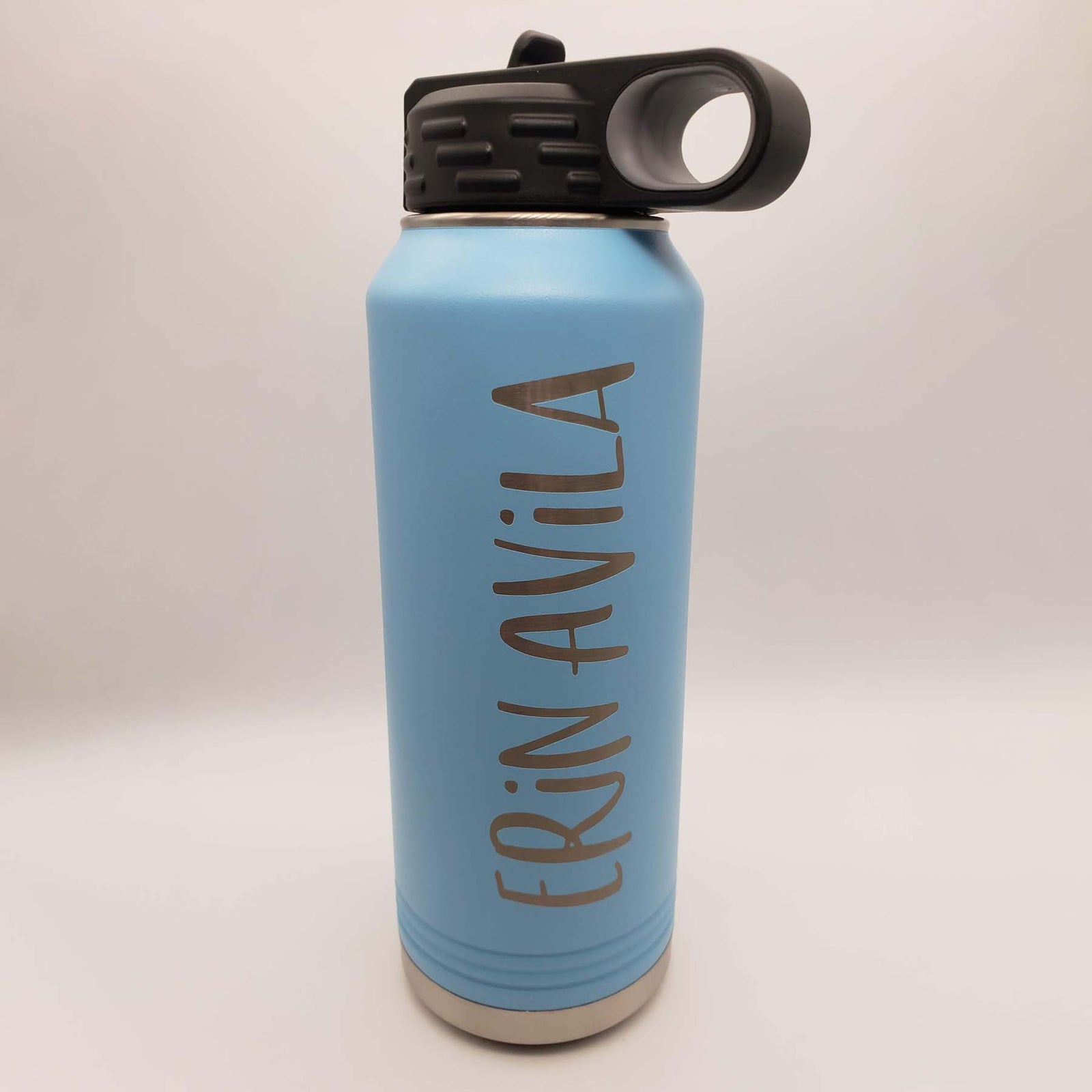 Personalized Polar Camel 32oz Water Bottle Light Blue by Sunny Box