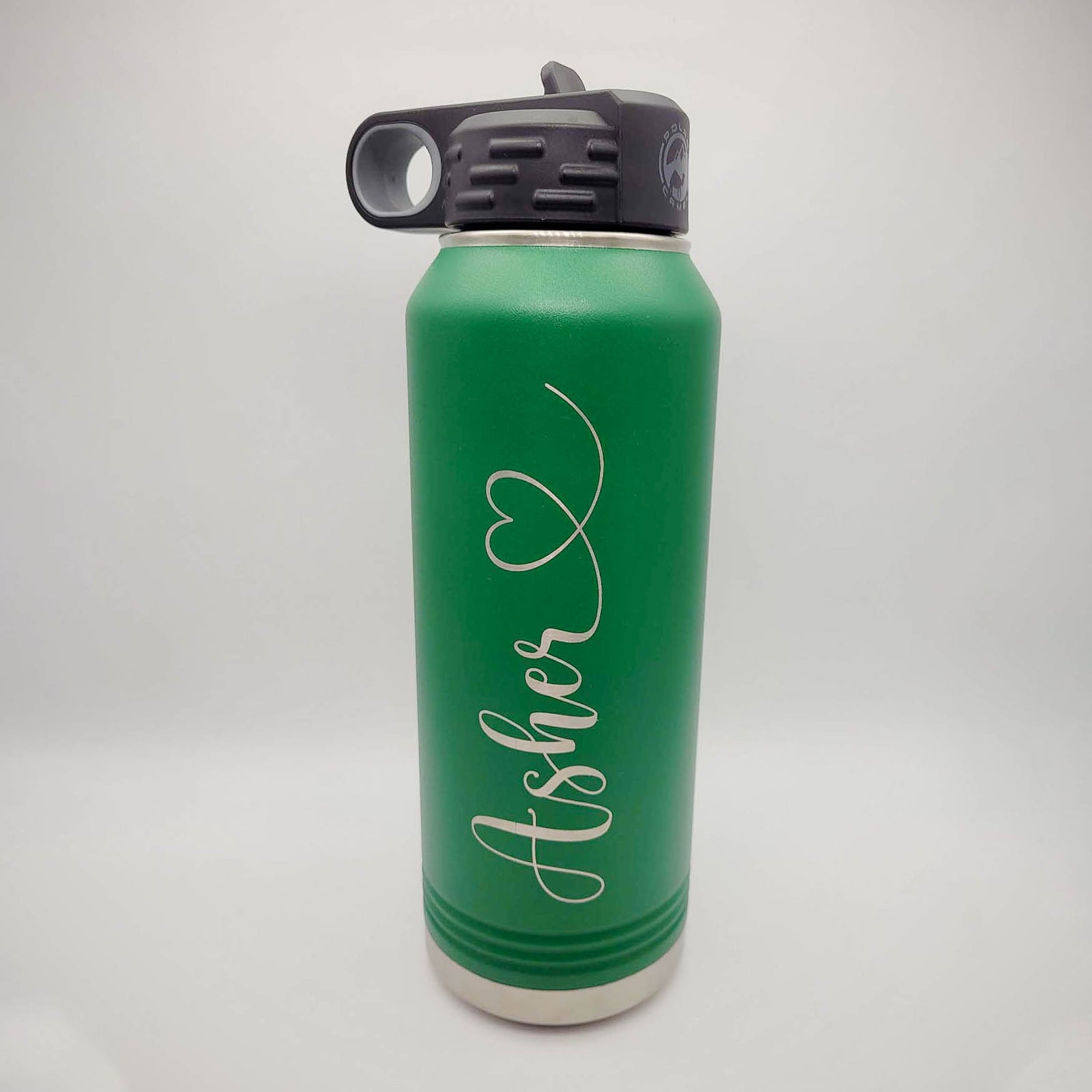 Personalized Engraved Polar Camel 32oz Green Water Bottle Sunny Box