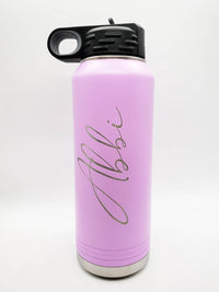 Engraved Polar Camel 32oz Water Bottle Light Purple - Sunny Box