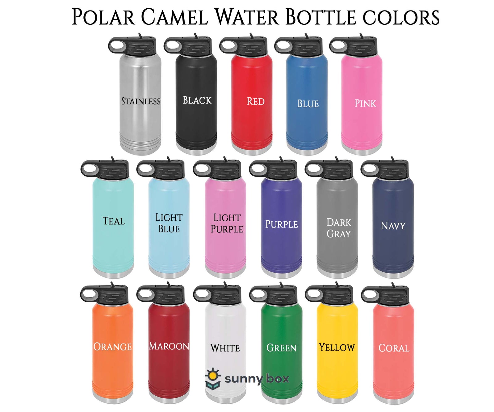 Polar Camel Water Bottle Colors Sunny Box