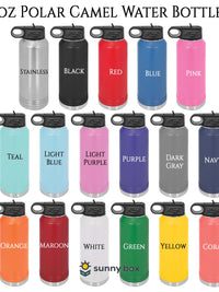 Polar Camel 32oz Water Bottle Colors Sunny Box